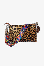 Adored PU Leather Studded Shoulder Bag-Adored, Ship From Overseas-Leopard-One Size-[option4]-[option5]-[option6]-Womens-USA-Clothing-Boutique-Shop-Online-Clothes Minded