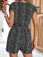 Animal Print Belted Romper-Hundredth, Ship From Overseas-[option4]-[option5]-[option6]-Womens-USA-Clothing-Boutique-Shop-Online-Clothes Minded