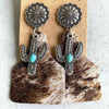 Turquoise Decor Cactus Alloy Earrings-Dangle & Drop Earrings-H.Y@F.J, Ship From Overseas-Style A-One Size-[option4]-[option5]-[option6]-Womens-USA-Clothing-Boutique-Shop-Online-Clothes Minded