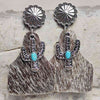 Turquoise Decor Cactus Alloy Earrings-Dangle & Drop Earrings-H.Y@F.J, Ship From Overseas-Style G-One Size-[option4]-[option5]-[option6]-Womens-USA-Clothing-Boutique-Shop-Online-Clothes Minded