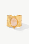 WBS 18K Gold-Plated Wide Open Ring-Rings-Jack&Din, Ship From Overseas-Orange-One Size-[option4]-[option5]-[option6]-Womens-USA-Clothing-Boutique-Shop-Online-Clothes Minded