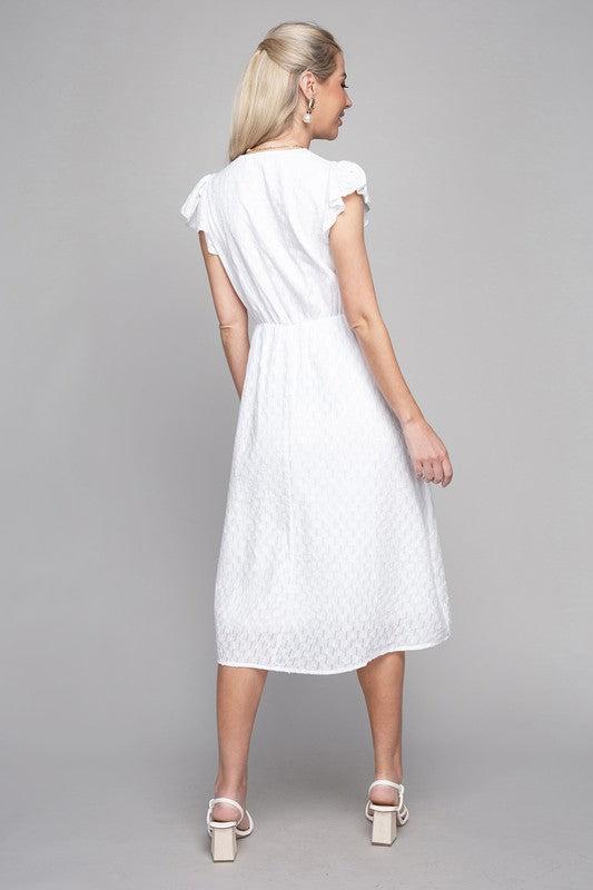 WBS V neck embroidered eyelet dress-Dresses-Casual Dresses-[option4]-[option5]-[option6]-Womens-USA-Clothing-Boutique-Shop-Online-Clothes Minded