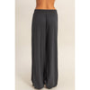 High Waist Drawstring Wide Leg Pants