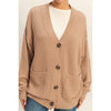 Button-Front Oversized Cardigan
