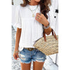 White Ruffle Shirt
