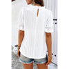 White Ruffle Shirt