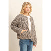 Leopard Quilted Puffer Jacket