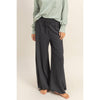High Waist Drawstring Wide Leg Pants