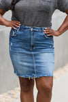 Amelia Denim Mini Skirt-Skirt-Black Friday, RISEN, Ship from USA-[option4]-[option5]-[option6]-Womens-USA-Clothing-Boutique-Shop-Online-Clothes Minded