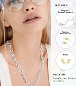 Athena Glasses Chain-190 Accessories-Evil Eye Glass Chain, Max Retail, sale, Sunglass Chain-[option4]-[option5]-[option6]-Womens-USA-Clothing-Boutique-Shop-Online-Clothes Minded
