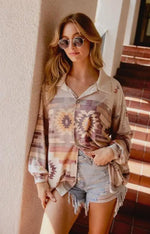 Aztec Suede Button Up-110 Long Sleeve Tops-Aztec Top, Tops-[option4]-[option5]-[option6]-Womens-USA-Clothing-Boutique-Shop-Online-Clothes Minded