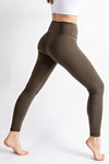 BUTTER SOFT BASIC FULL LENGTH LEGGINGS-Activewear-Contemporary, Full, High Waisted, Leggings, Solid-[option4]-[option5]-[option6]-Womens-USA-Clothing-Boutique-Shop-Online-Clothes Minded