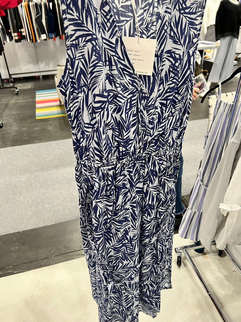 Blue Tropical Dress-150 Dresses-Blue Tropical Dress, Boutique Dress, Max Retail, sale, Sale Dress, Tropical Dress-[option4]-[option5]-[option6]-Womens-USA-Clothing-Boutique-Shop-Online-Clothes Minded