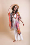 Boho Floral Patchwork Kimono-Contemporary, Festival, Kimonos, Spring, Summer-[option4]-[option5]-[option6]-Womens-USA-Clothing-Boutique-Shop-Online-Clothes Minded