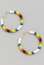 Bold Beaded Hoops-180 Jewelry-Beaded Hoops, Bold Beaded Hoops, Earrings-[option4]-[option5]-[option6]-Womens-USA-Clothing-Boutique-Shop-Online-Clothes Minded