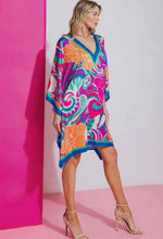 Bold Patterned Mini Dress-150 Dresses-Bold Patterned Mini Dress, Boutique Dress, Caftan Dress, Dress, Patterned Caftan Dress, Patterned Dress, Spring Dress, Summer Dress-[option4]-[option5]-[option6]-Womens-USA-Clothing-Boutique-Shop-Online-Clothes Minded