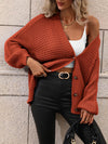 Button Down Horizontal-Ribbing Longline Cardigan-Cardigans-Black Cardigan, Black Cardigan Sweater, Bright Cardigan, Cardigan, Cardigan Sweater, Cardigans, Double Take, Ship From Overseas-[option4]-[option5]-[option6]-Womens-USA-Clothing-Boutique-Shop-Online-Clothes Minded