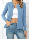 Button Down Round Neck Cardigan-Cardigans-Putica, Ship From Overseas, Shipping Delay 09/29/2023 - 10/04/2023-Misty Blue-S-[option4]-[option5]-[option6]-Womens-USA-Clothing-Boutique-Shop-Online-Clothes Minded