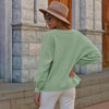 Button Up V-Neck Long Sleeve Cardigan-Romantichut, Ship From Overseas, Shipping delay February 2 - February 17-[option4]-[option5]-[option6]-Womens-USA-Clothing-Boutique-Shop-Online-Clothes Minded