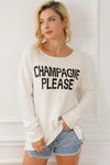 CHAMPAGNE PLEASE Long Sleeve Slit Sweater-Ship From Overseas, SYNZ-[option4]-[option5]-[option6]-Womens-USA-Clothing-Boutique-Shop-Online-Clothes Minded