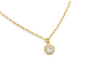 CZ Gold Pendant Necklace-180 Jewelry-Gold Necklace, Necklace, Pendant Necklace-[option4]-[option5]-[option6]-Womens-USA-Clothing-Boutique-Shop-Online-Clothes Minded
