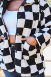 Checkered Button Front Coat with Pockets-Double Take, Ship from USA-[option4]-[option5]-[option6]-Womens-USA-Clothing-Boutique-Shop-Online-Clothes Minded