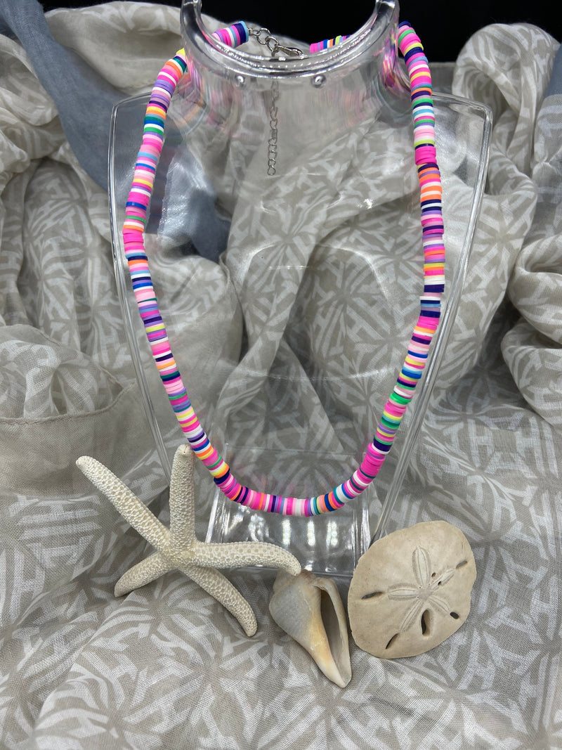 Colored Caribbean Necklace-180 Jewelry-Beaded Necklace, Bold Necklace, Bright Colored Necklace, Colored Carribean Necklace, Max Retail, Necklace-Multi-[option4]-[option5]-[option6]-Womens-USA-Clothing-Boutique-Shop-Online-Clothes Minded