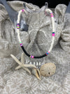 Colored Caribbean Necklace-180 Jewelry-Beaded Necklace, Bold Necklace, Bright Colored Necklace, Colored Carribean Necklace, Max Retail, Necklace-White & Black-[option4]-[option5]-[option6]-Womens-USA-Clothing-Boutique-Shop-Online-Clothes Minded