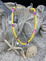 Colored Caribbean Necklace-180 Jewelry-Beaded Necklace, Bold Necklace, Bright Colored Necklace, Colored Carribean Necklace, Max Retail, Necklace-Yellow-[option4]-[option5]-[option6]-Womens-USA-Clothing-Boutique-Shop-Online-Clothes Minded
