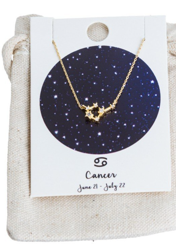 Constellation Necklace-180 Jewelry-Astrological Sign Necklace, Constellation Necklace, Jewelry, Max Retail, Necklace-Cancer-[option4]-[option5]-[option6]-Womens-USA-Clothing-Boutique-Shop-Online-Clothes Minded