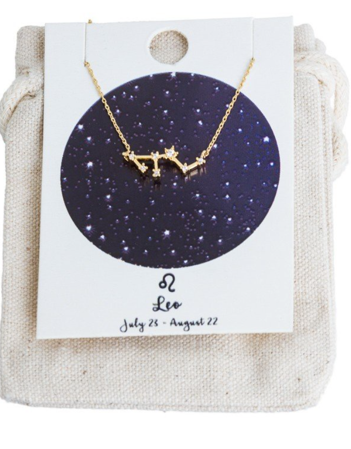 Constellation Necklace-180 Jewelry-Astrological Sign Necklace, Constellation Necklace, Jewelry, Max Retail, Necklace-Leo-[option4]-[option5]-[option6]-Womens-USA-Clothing-Boutique-Shop-Online-Clothes Minded