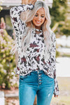 Cow Print Keyhole Long Sleeve Top-Ship From Overseas, SYNZ-[option4]-[option5]-[option6]-Womens-USA-Clothing-Boutique-Shop-Online-Clothes Minded