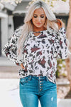 Cow Print Keyhole Long Sleeve Top-Ship From Overseas, SYNZ-White-S-[option4]-[option5]-[option6]-Womens-USA-Clothing-Boutique-Shop-Online-Clothes Minded