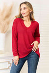 Culture Code Full Size Wide Notch Relax Top-Culture Code, Ship from USA-[option4]-[option5]-[option6]-Womens-USA-Clothing-Boutique-Shop-Online-Clothes Minded