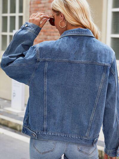 Denim Jacket-Manny, Ship From Overseas-[option4]-[option5]-[option6]-Womens-USA-Clothing-Boutique-Shop-Online-Clothes Minded