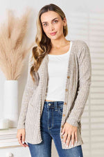 Double Take Ribbed Button-Up Cardigan with Pockets-Double Take, Ship from USA-[option4]-[option5]-[option6]-Womens-USA-Clothing-Boutique-Shop-Online-Clothes Minded