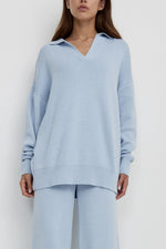 Dropped Shoulder Sweater and Long Pants Set-Set-Casual Sets, Comfy Set, Lounge Set, Matching Set, Ship From Overseas, Shipping Delay 09/29/2023 - 10/03/2023, X.L.J-[option4]-[option5]-[option6]-Womens-USA-Clothing-Boutique-Shop-Online-Clothes Minded