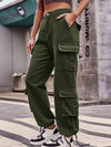 Elastic Waist Cargo Pants-Bottoms-Bottoms, Cargo Pants, M.F, Ship From Overseas-[option4]-[option5]-[option6]-Womens-USA-Clothing-Boutique-Shop-Online-Clothes Minded
