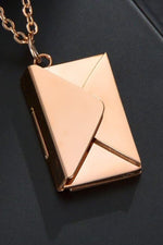 Envelope Pendant Stainless Steel Necklace-Grandfell, Ship From Overseas-[option4]-[option5]-[option6]-Womens-USA-Clothing-Boutique-Shop-Online-Clothes Minded