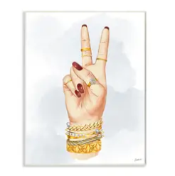 Fashionista Wall Decor-Peace gold bracelets 13x19-[option4]-[option5]-[option6]-Womens-USA-Clothing-Boutique-Shop-Online-Clothes Minded