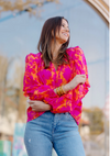 Floral Tropical Ruffle Top-110 Long Sleeve Tops-Floral Top, Floral Tropical Ruffle Top, Max Retail, Ruffle Sleeve Top, sale, Sale Top, Tropical Top-Medium-[option4]-[option5]-[option6]-Womens-USA-Clothing-Boutique-Shop-Online-Clothes Minded