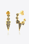 Geometric Zircon Decor 925 Sterling Silver Earrings-Dangle & Drop Earrings-Earrings, Gold Earrings, KIKICHICC, Ship From Overseas, Shipping Delay 09/29/2023 - 10/04/2023, Sparkle Earrings-White/Black-One Size-[option4]-[option5]-[option6]-Womens-USA-Clothing-Boutique-Shop-Online-Clothes Minded