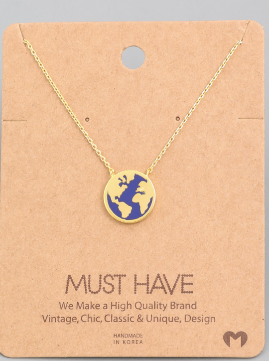 Globe Pendant Necklace-180 Jewelry-Globe Necklace, Globe Pendant Necklace, Gold Globe Necklace, Jewelry, Max Retail, Necklace-[option4]-[option5]-[option6]-Womens-USA-Clothing-Boutique-Shop-Online-Clothes Minded