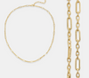 Gold Paperclip Chain Necklace-180 Jewelry-30" Necklace, Gold Necklace, Necklace, Necklaces-[option4]-[option5]-[option6]-Womens-USA-Clothing-Boutique-Shop-Online-Clothes Minded