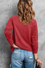 Heart Pearl Detail Round Neck Sweatshirt-Ship From Overseas, SYNZ-[option4]-[option5]-[option6]-Womens-USA-Clothing-Boutique-Shop-Online-Clothes Minded
