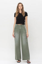 High Rise Utility Cargo Wide-Contemporary, Full, Jeans, Solid-[option4]-[option5]-[option6]-Womens-USA-Clothing-Boutique-Shop-Online-Clothes Minded