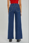 High Rise Wide Leg Dark Wash Jeans-160 Bottoms-High Rise Jeans, High Rise Wide Leg Jeans, High Waisted Jeans, Jeans, Wide Leg Jeans-[option4]-[option5]-[option6]-Womens-USA-Clothing-Boutique-Shop-Online-Clothes Minded