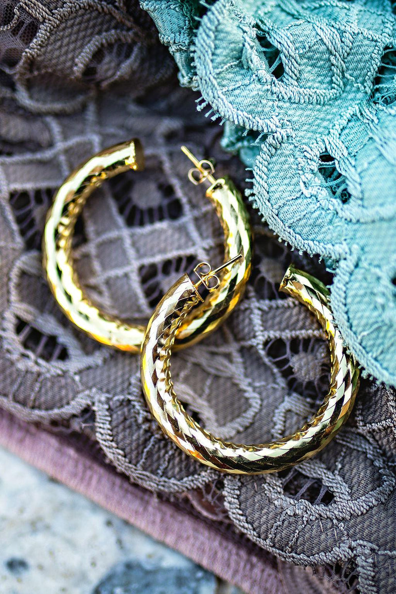 Jasmine Earrings-180 Jewelry-Earrings, Gold Hoop, Hoop Earrings, Jasmine Gold Hoops, Max Retail-[option4]-[option5]-[option6]-Womens-USA-Clothing-Boutique-Shop-Online-Clothes Minded