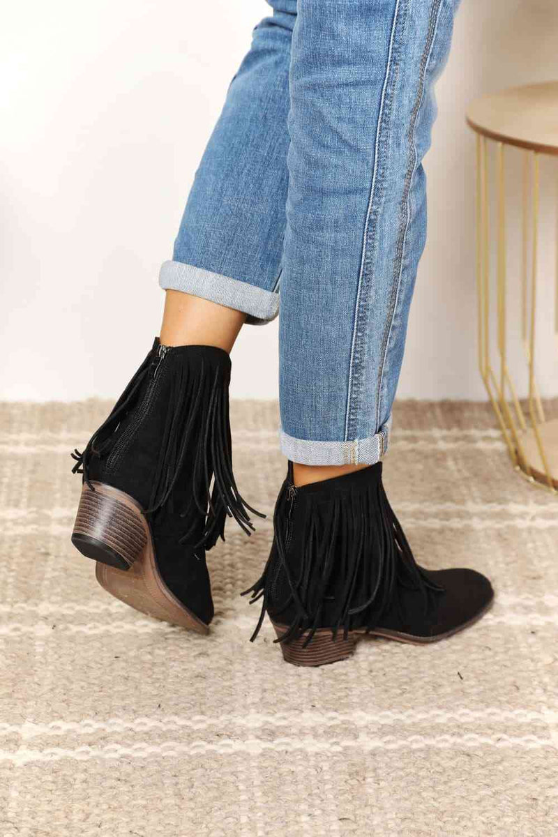 Legend Women's Fringe Cowboy Western Ankle Boots-Legend, Ship from USA-[option4]-[option5]-[option6]-Womens-USA-Clothing-Boutique-Shop-Online-Clothes Minded