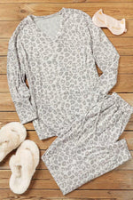 Leopard Print Long Sleeve Top & Drawstring Joggers Loungewear-Lounge Sets-Ship from Overseas-[option4]-[option5]-[option6]-Womens-USA-Clothing-Boutique-Shop-Online-Clothes Minded